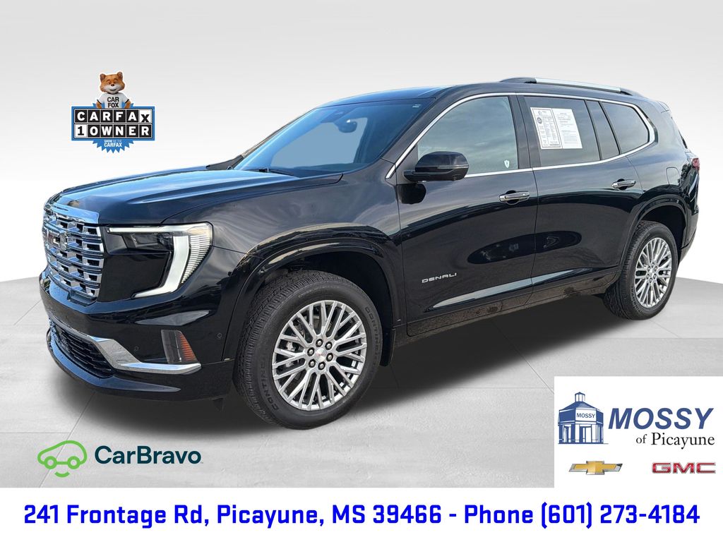 Black (Ebony Twilight Metallic) 2026 GMC Acadia Denali FWD SUV / Crossover Front-Wheel Drive 8-Speed Automatic