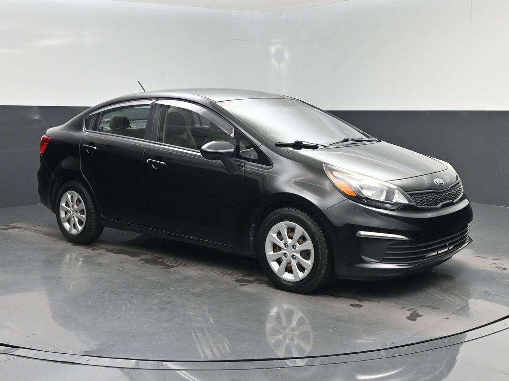 Aurora Black 2017 Kia Rio Sedan Front-Wheel Drive 6-Speed Automatic