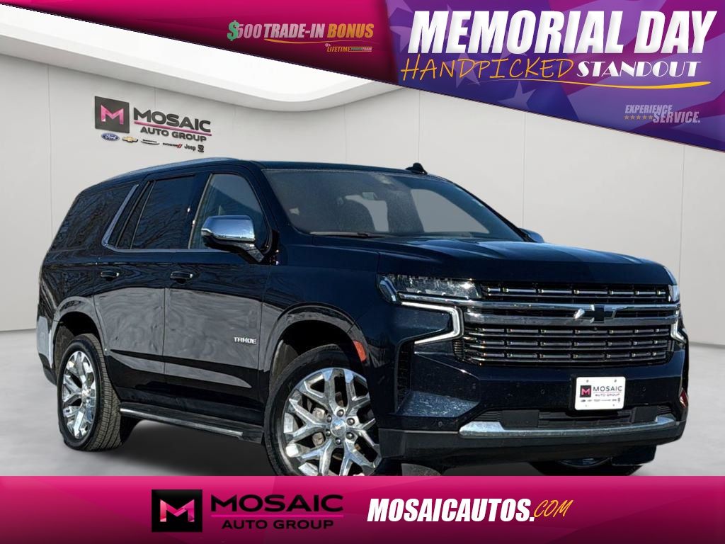 Midnight Blue Metallic 2022 Chevrolet Tahoe Premier 4WD SUV / Crossover Four-Wheel Drive