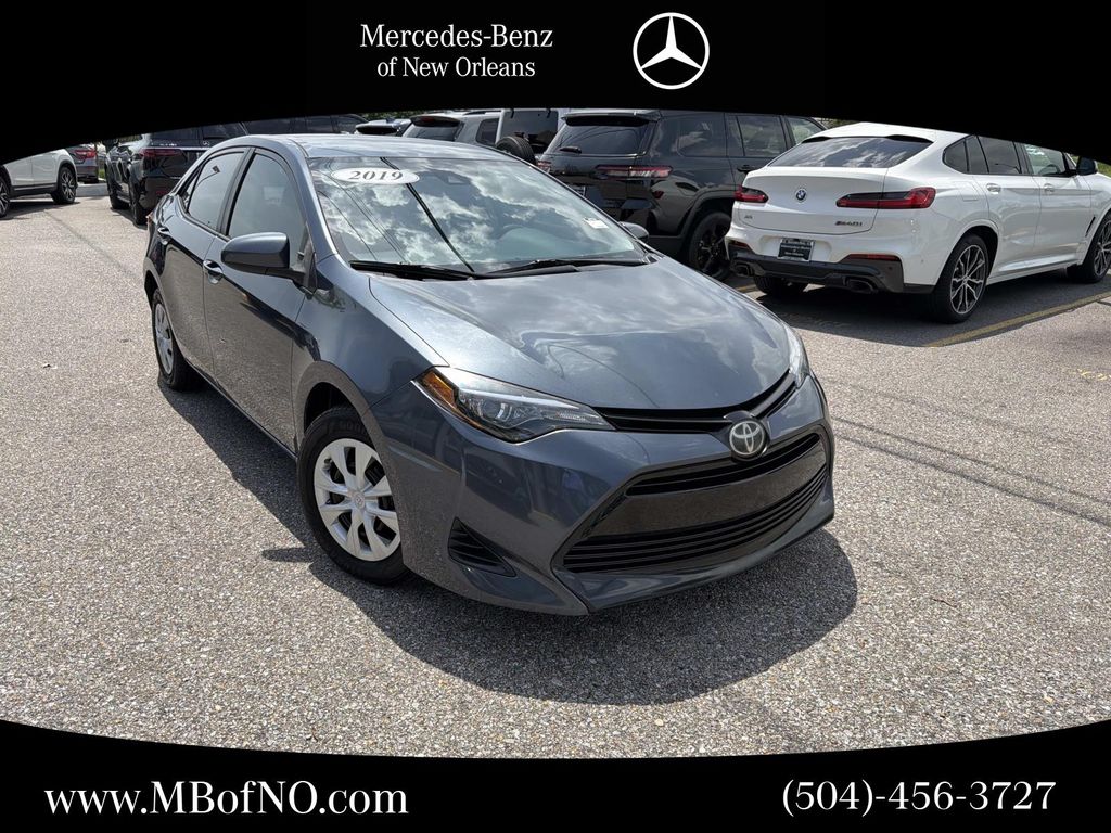 Slate Metallic 2019 Toyota Corolla L Sedan Front-Wheel Drive Continuously Variable Transmission