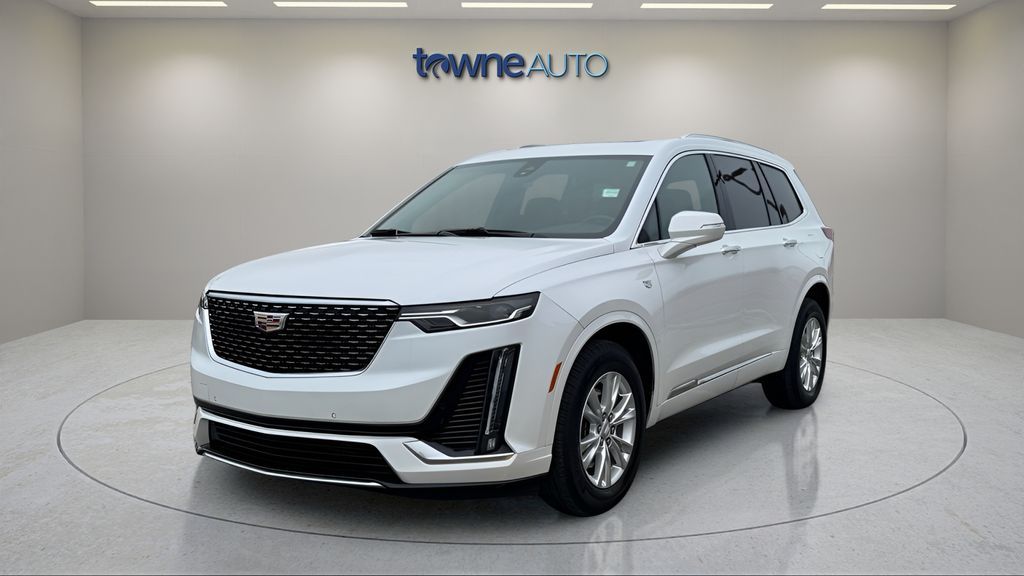 Crystal White Tricoat 2024 Cadillac XT6 Luxury AWD SUV / Crossover Four-Wheel Drive 9-Speed Automatic