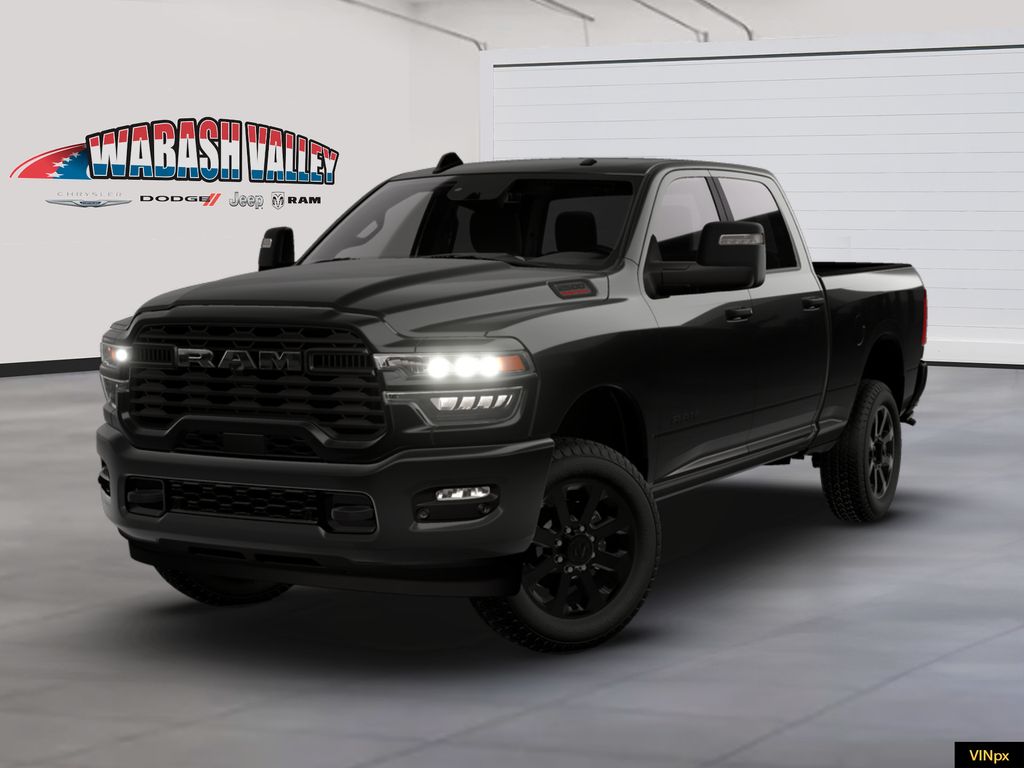 Diamond Black Crystal Pearlcoat 2026 RAM 2500 Pickup Truck Four-Wheel Drive 8-Speed Automatic