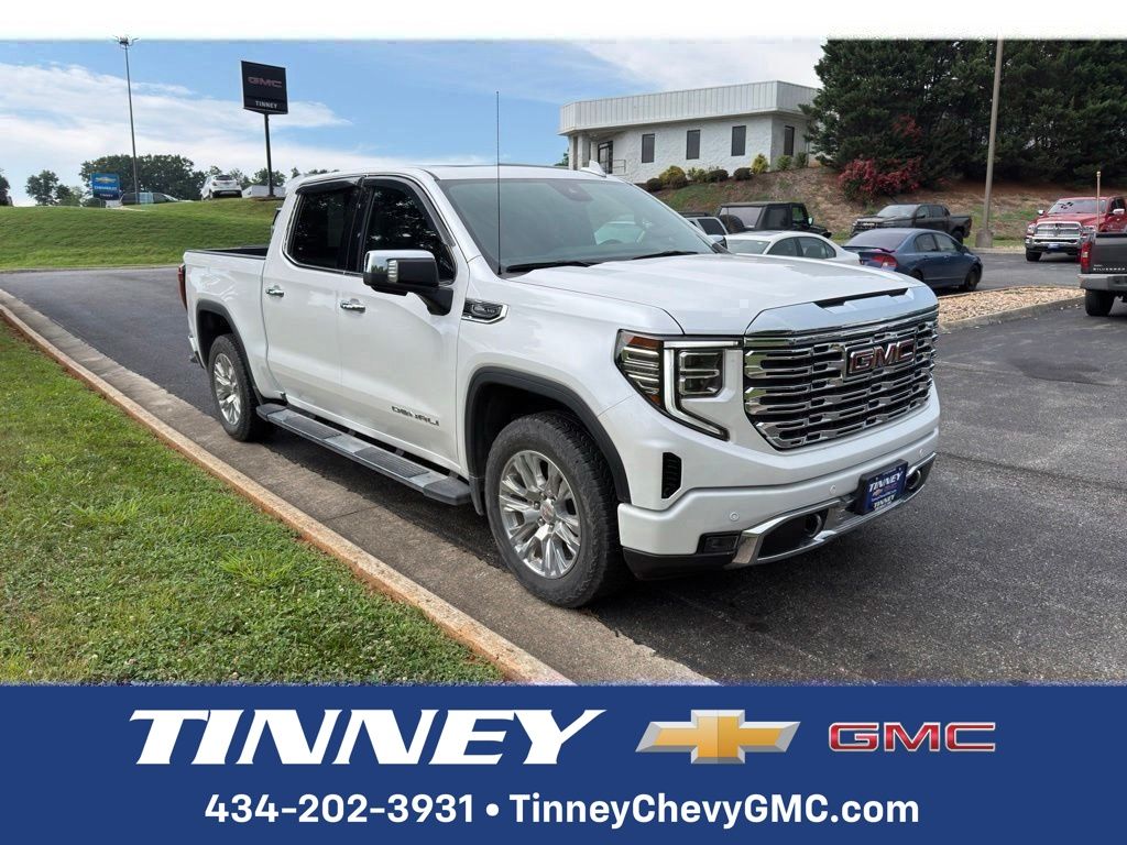 White Frost Tricoat 2024 GMC Sierra 1500 Pickup Truck Four-Wheel Drive Automatic