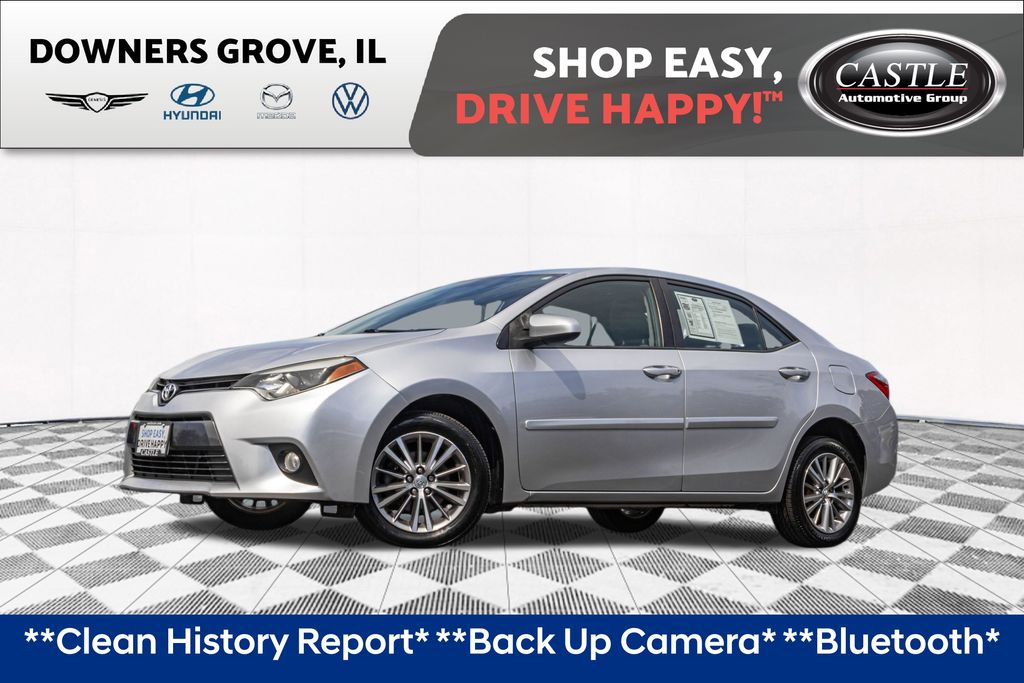 Classic Silver Metallic 2015 Toyota Corolla Sedan Front-Wheel Drive Continuously Variable Transmission