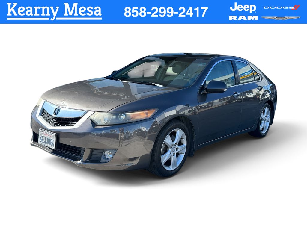 Gray 2009 Acura TSX Sedan Front-Wheel Drive 5-Speed Automatic