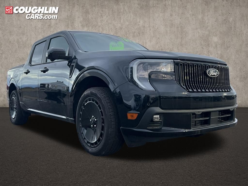 Shadow Black 2025 Ford Maverick Lobo SuperCrew AWD Pickup Truck All-Wheel Drive 7-Speed Automatic