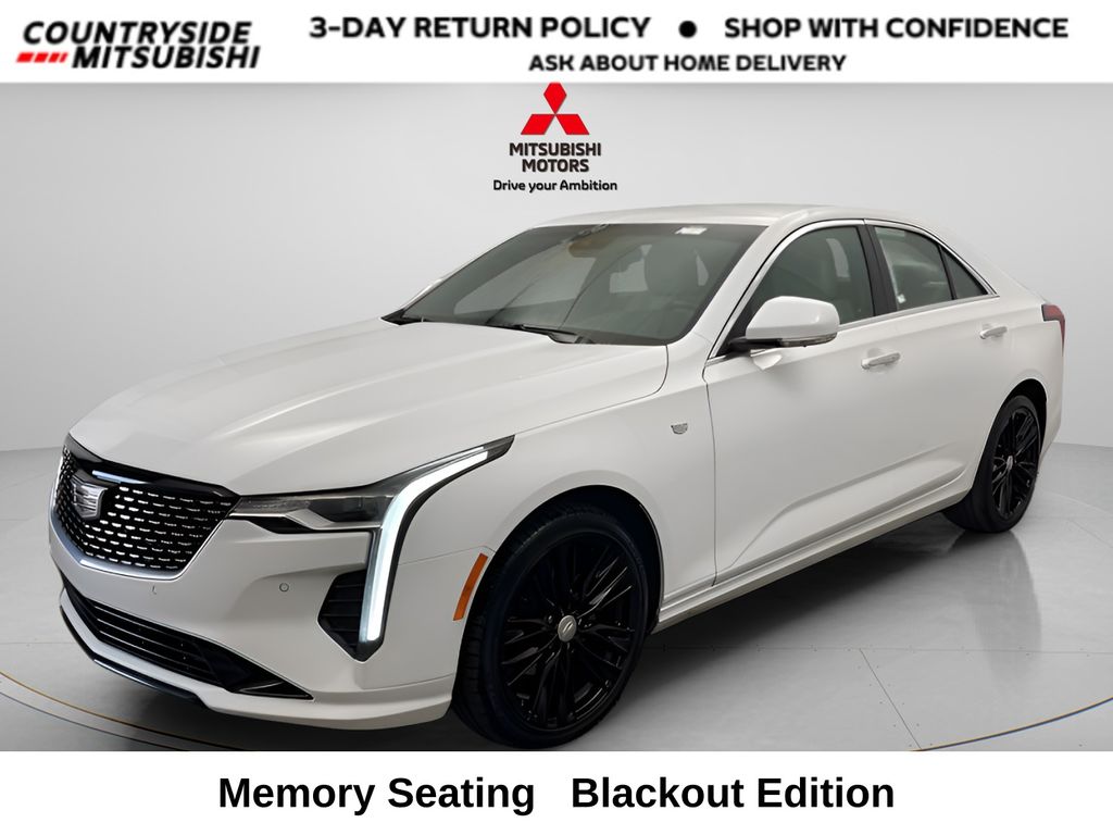 Summit White 2024 Cadillac CT4 Premium Luxury AWD Sedan All-Wheel Drive 8-Speed Automatic