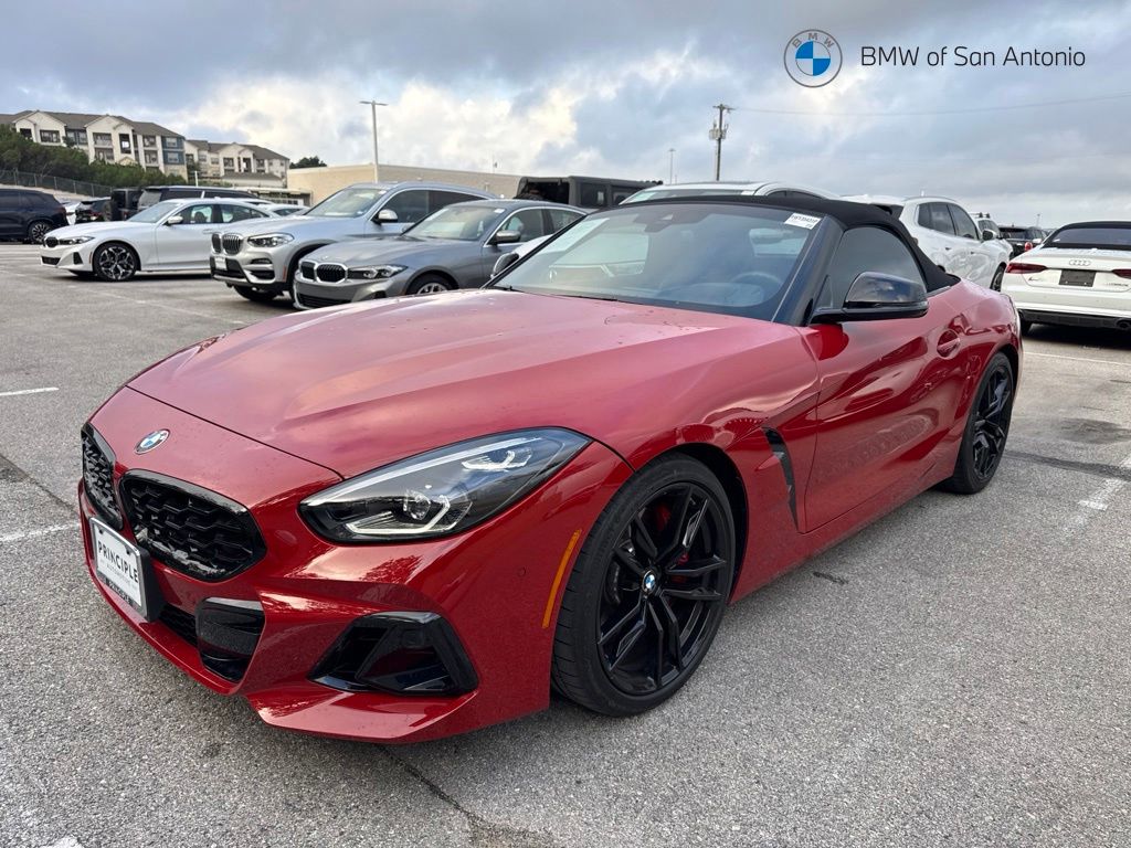 San Francisco Red Metallic 2024 BMW Z4 M40i RWD Convertible Rear-Wheel Drive 8-Speed Automatic
