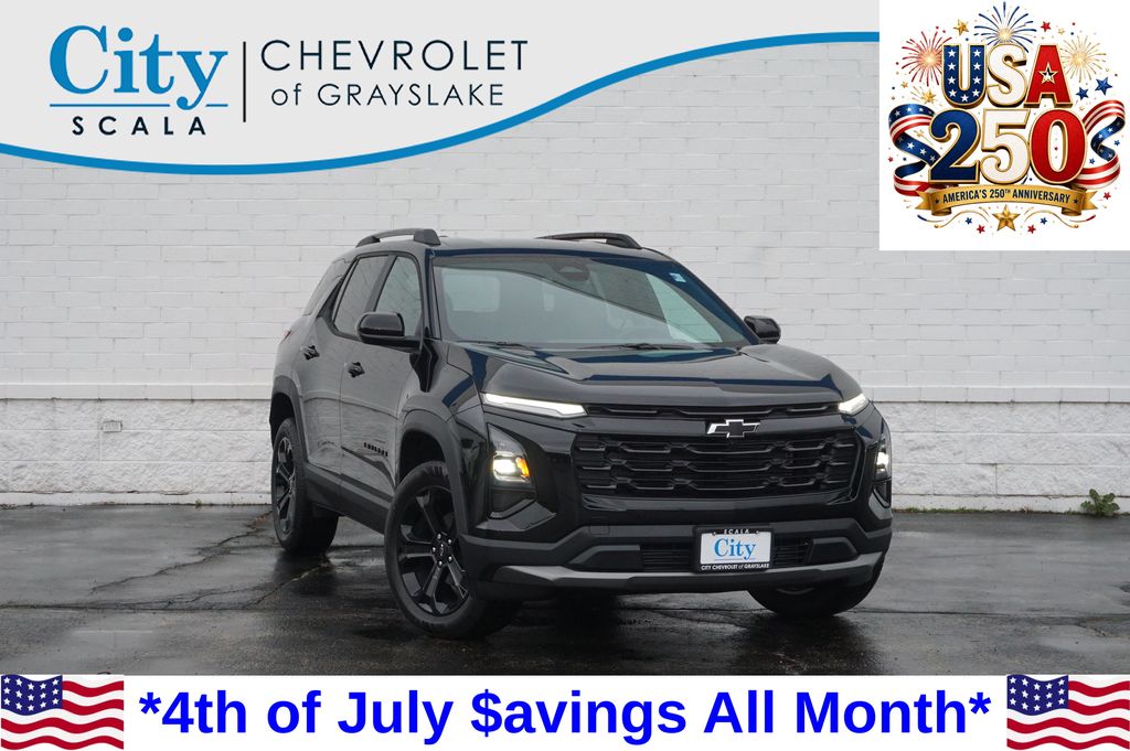 Mosaic Black Metallic 2026 Chevrolet Equinox SUV / Crossover Front-Wheel Drive Continuously Variable Transmission