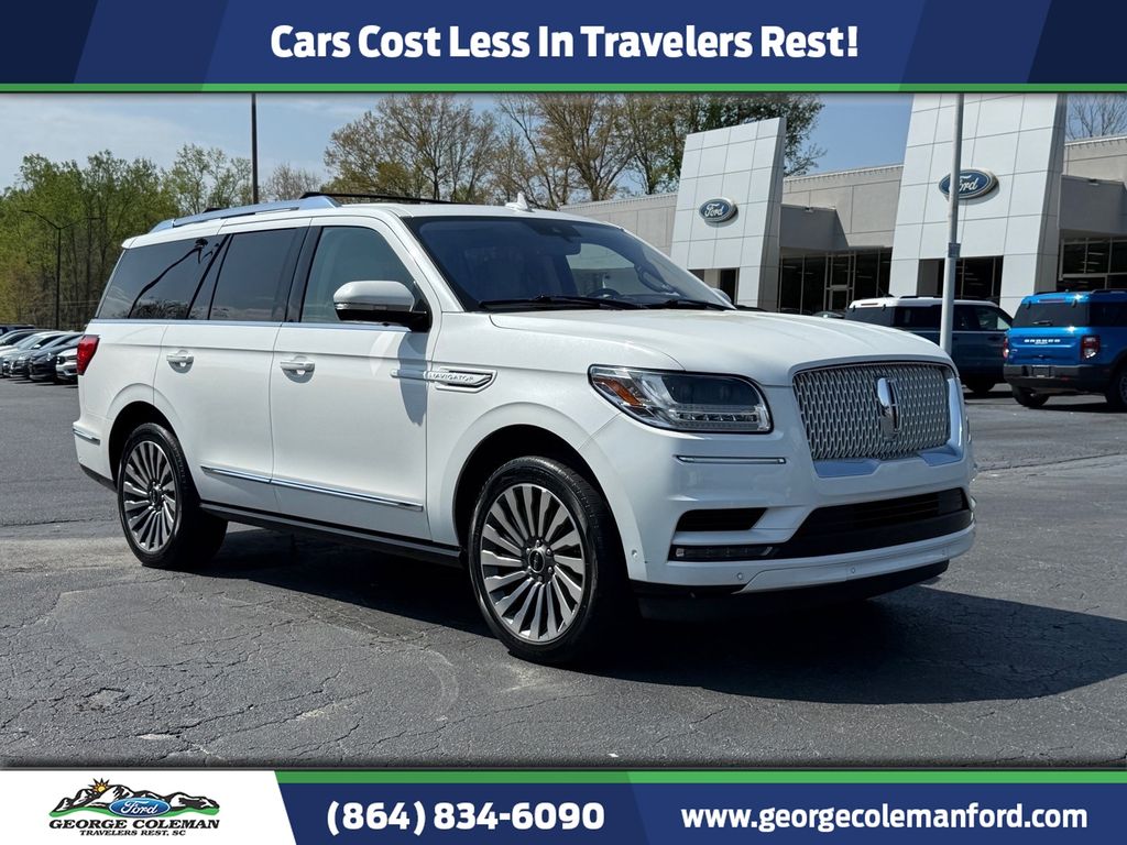 Pristine White 2020 Lincoln Navigator Reserve 4WD SUV / Crossover Four-Wheel Drive Automatic