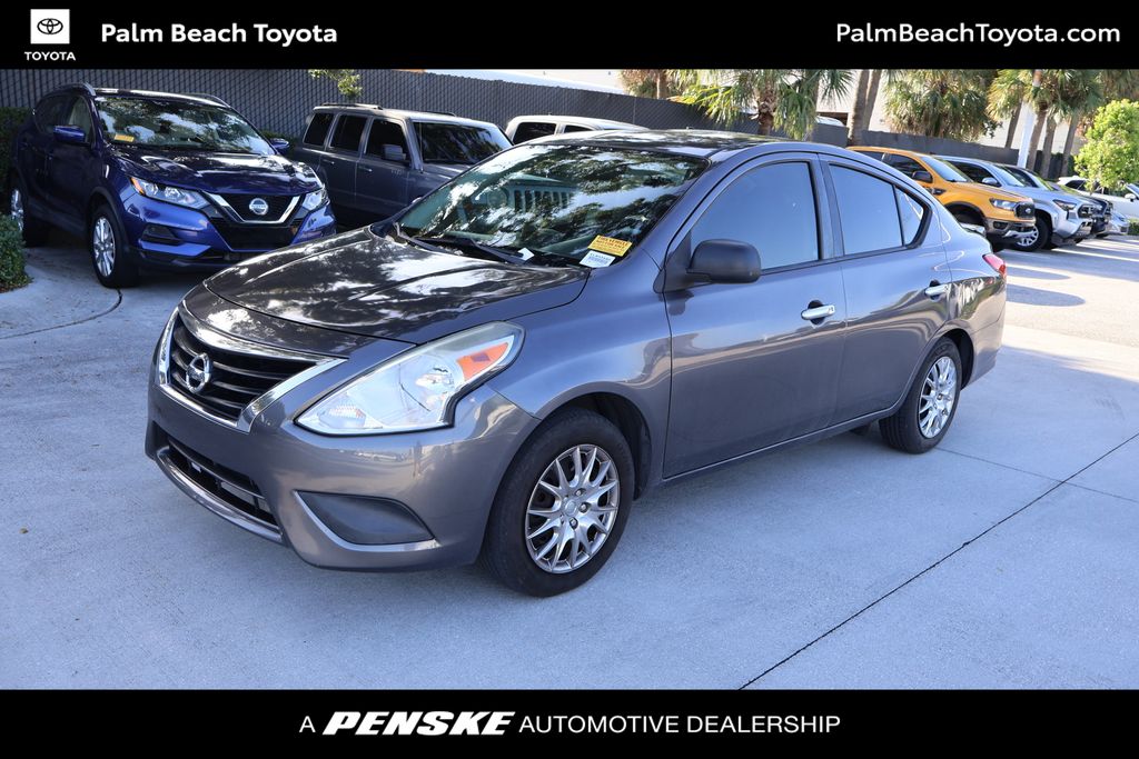 Amethyst Gray 2015 Nissan Versa Sedan Front-Wheel Drive Continuously Variable Transmission