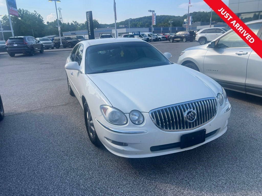 White Opal 2009 Buick LaCrosse Sedan Front-Wheel Drive 4-Speed Automatic Overdrive