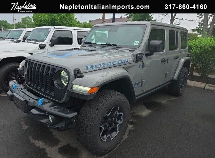 Sting-Gray Clearcoat 2022 Jeep Wrangler 4xe SUV / Crossover Four-Wheel Drive 8-Speed Automatic