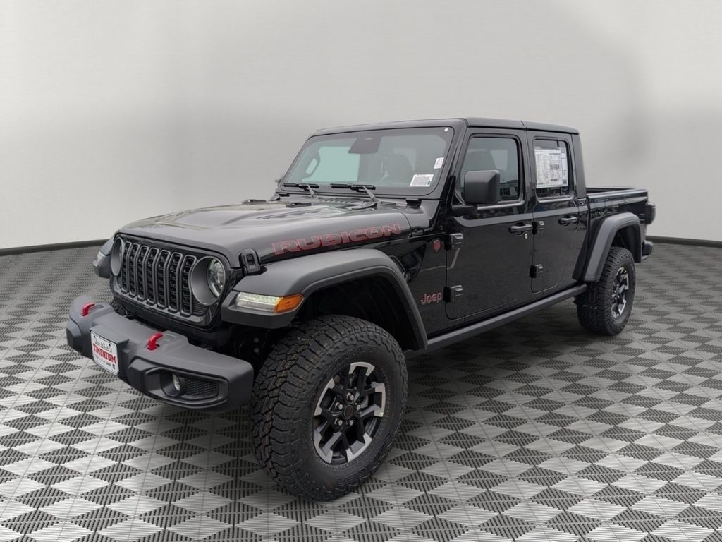 Black Clearcoat 2026 Jeep Gladiator Pickup Truck Four-Wheel Drive 8-Speed Automatic