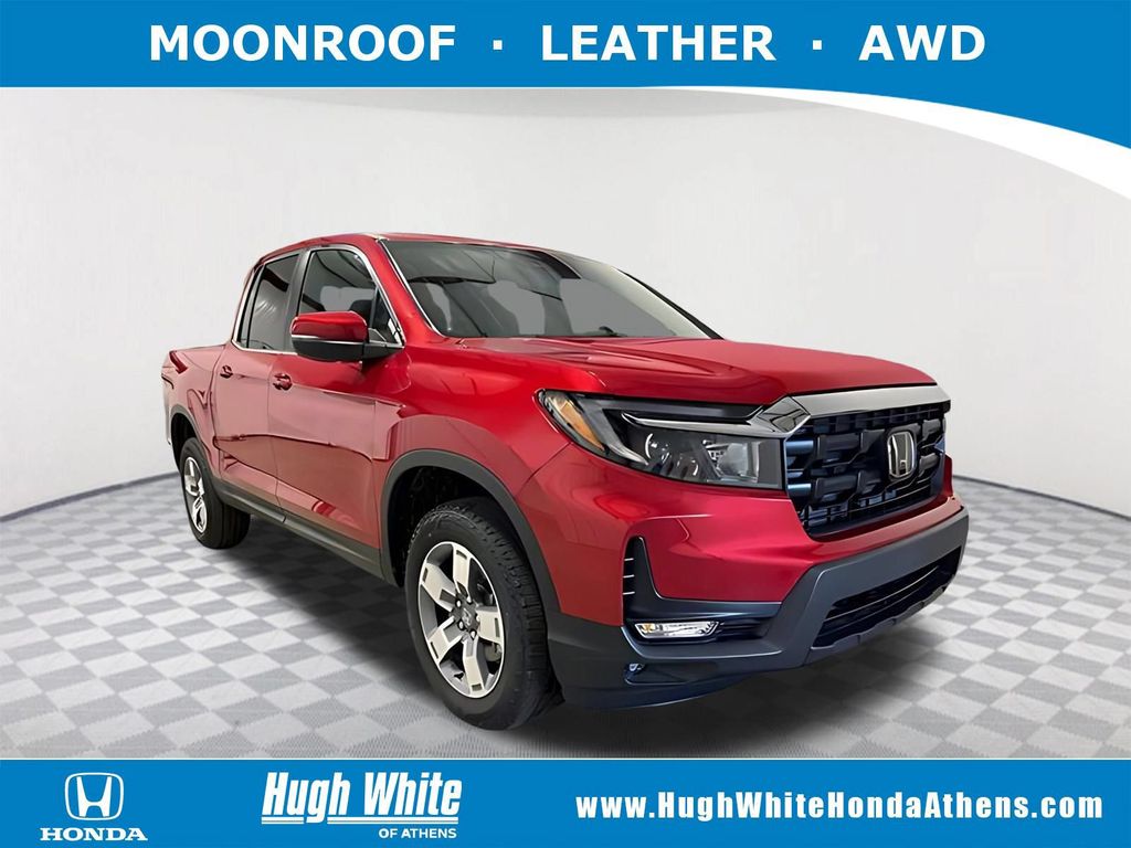 Radiant Red 2026 Honda Ridgeline Pickup Truck All-Wheel Drive 9-Speed Automatic