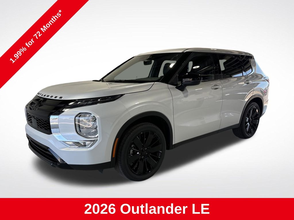 White 2026 Mitsubishi Outlander SUV / Crossover Front-Wheel Drive Continuously Variable Transmission