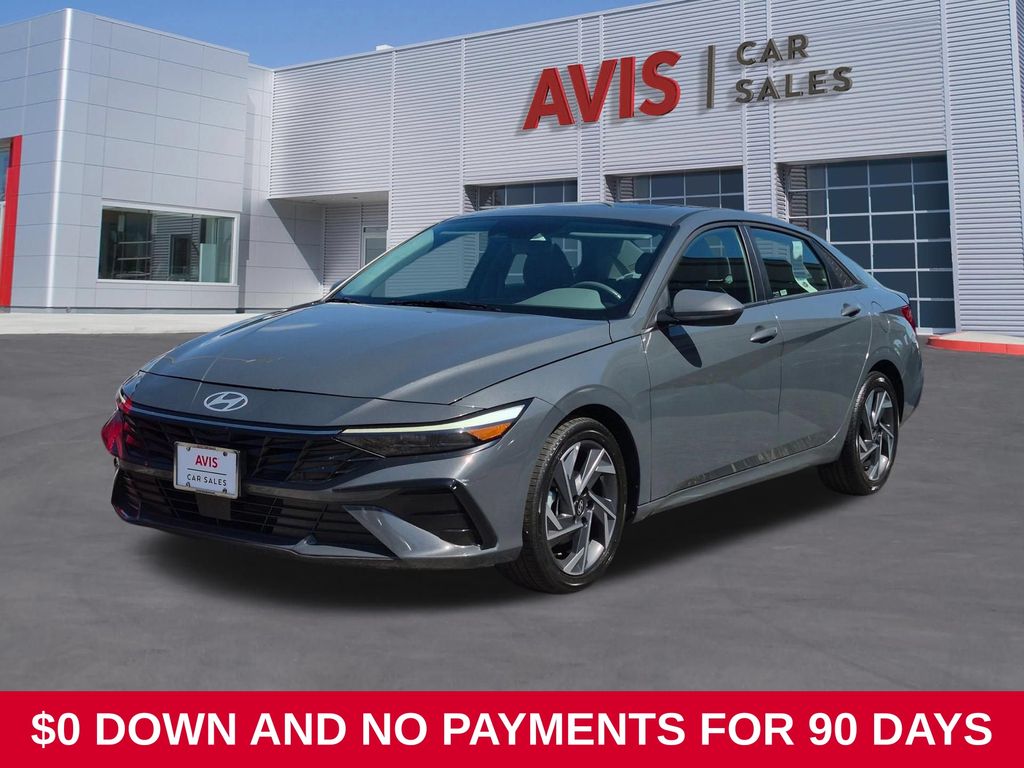 Ecotronic Gray 2025 Hyundai Elantra Sedan Front-Wheel Drive Continuously Variable Transmission