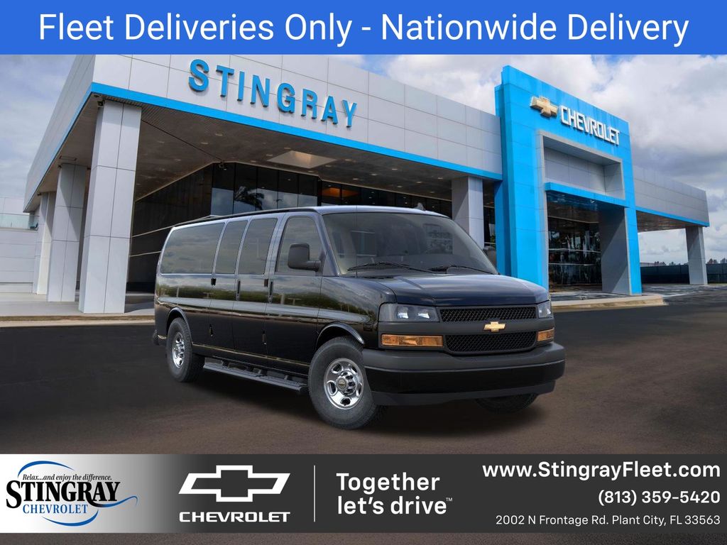 Black 2025 Chevrolet Express Van Rear-Wheel Drive 