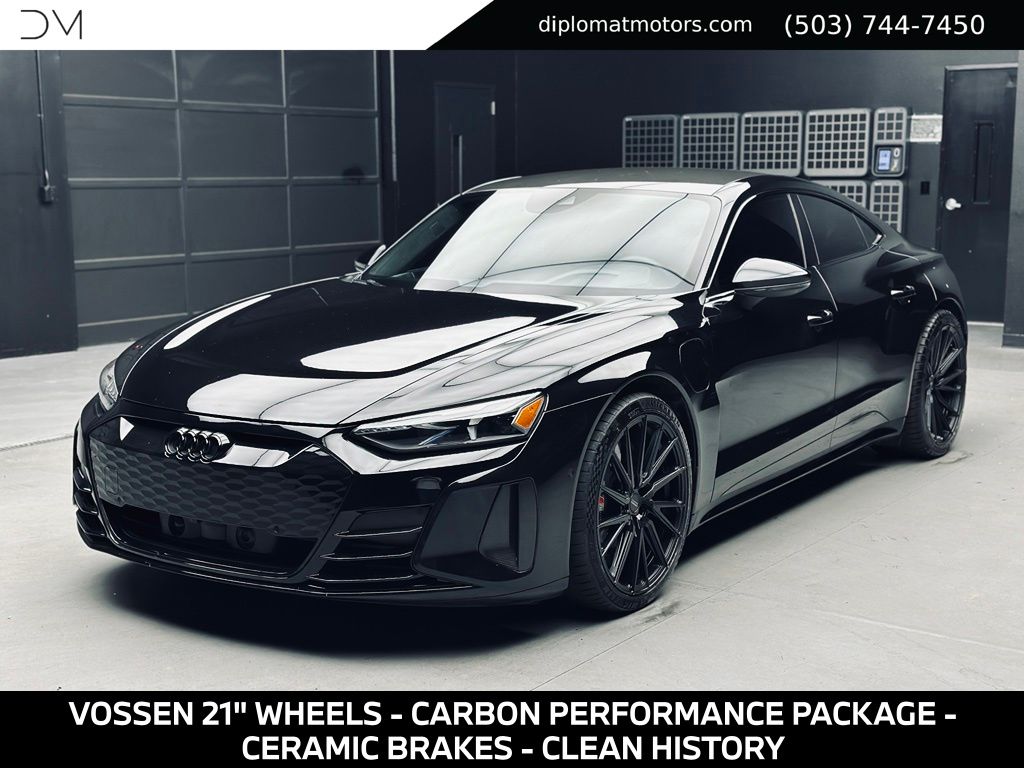 Black Metallic 2023 Audi RS e-tron GT Sedan All-Wheel Drive 1-Speed Automatic