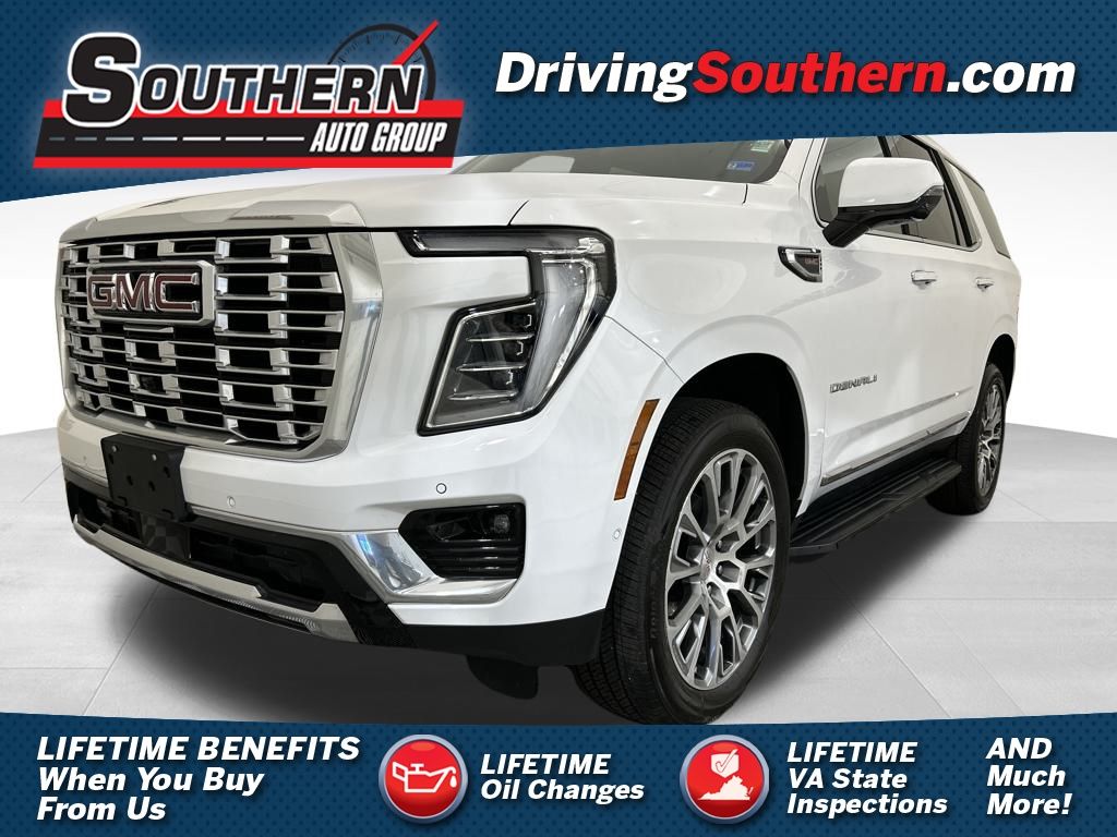 Summit White 2025 GMC Yukon SUV / Crossover Four-Wheel Drive