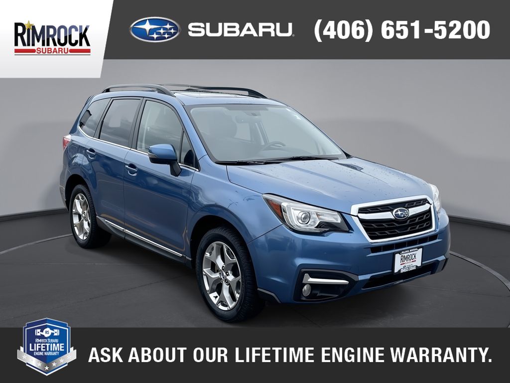 Quartz Blue Pearl 2018 Subaru Forester 2.5i Touring SUV / Crossover All-Wheel Drive Continuously Variable Transmission