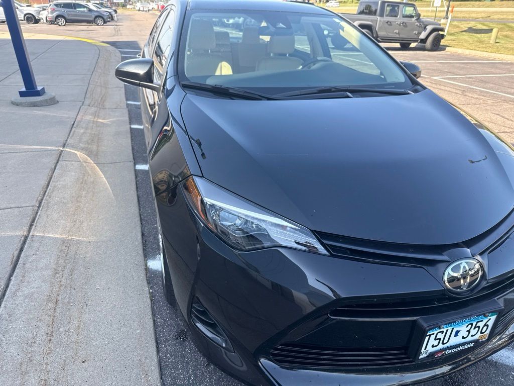 2019 Black Sand Pearl Toyota Corolla LE w/Toyota Safety Sense FWD Sedan