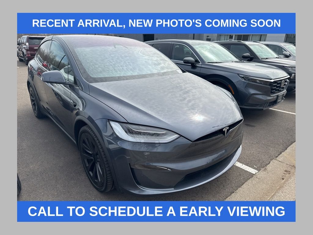 Gray 2022 Tesla Model X AWD SUV / Crossover All-Wheel Drive 1-Speed Automatic