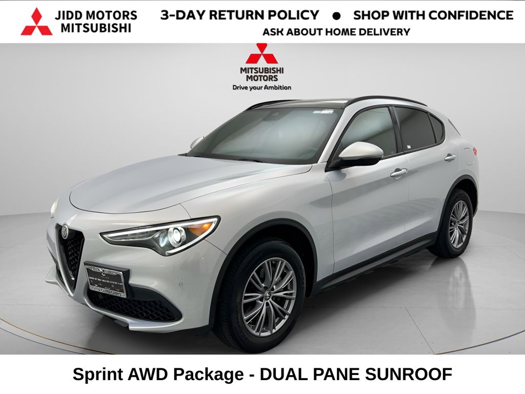 Moonlight Gray Metallic 2022 Alfa Romeo Stelvio Sprint AWD SUV / Crossover All-Wheel Drive 8-Speed Automatic