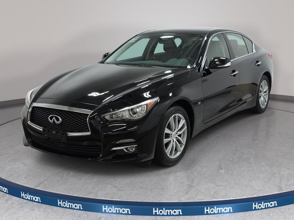 Black Obsidian 2015 INFINITI Q50 Sedan All-Wheel Drive 7-Speed Automatic