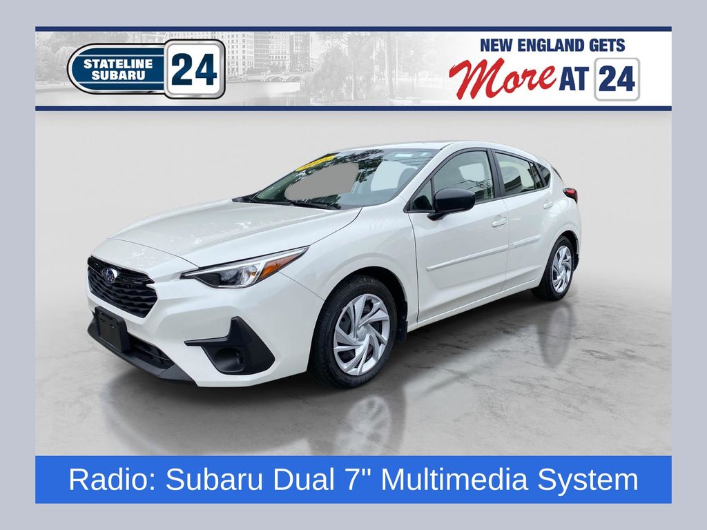 Crystal White Pearl 2025 Subaru Impreza Wagon All-Wheel Drive Continuously Variable Transmission