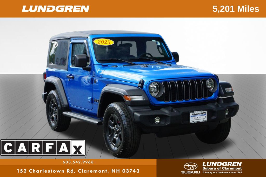 Hydro Blue Pearl Coat 2025 Jeep Wrangler SUV / Crossover Four-Wheel Drive 8-Speed Automatic