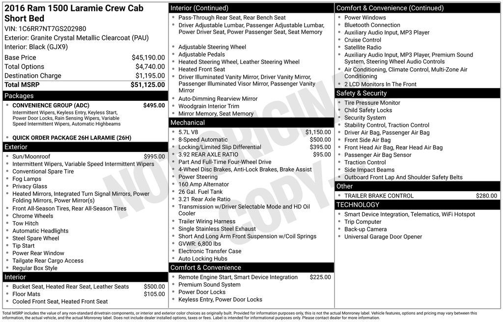 2016 Ram 1500 Laramie