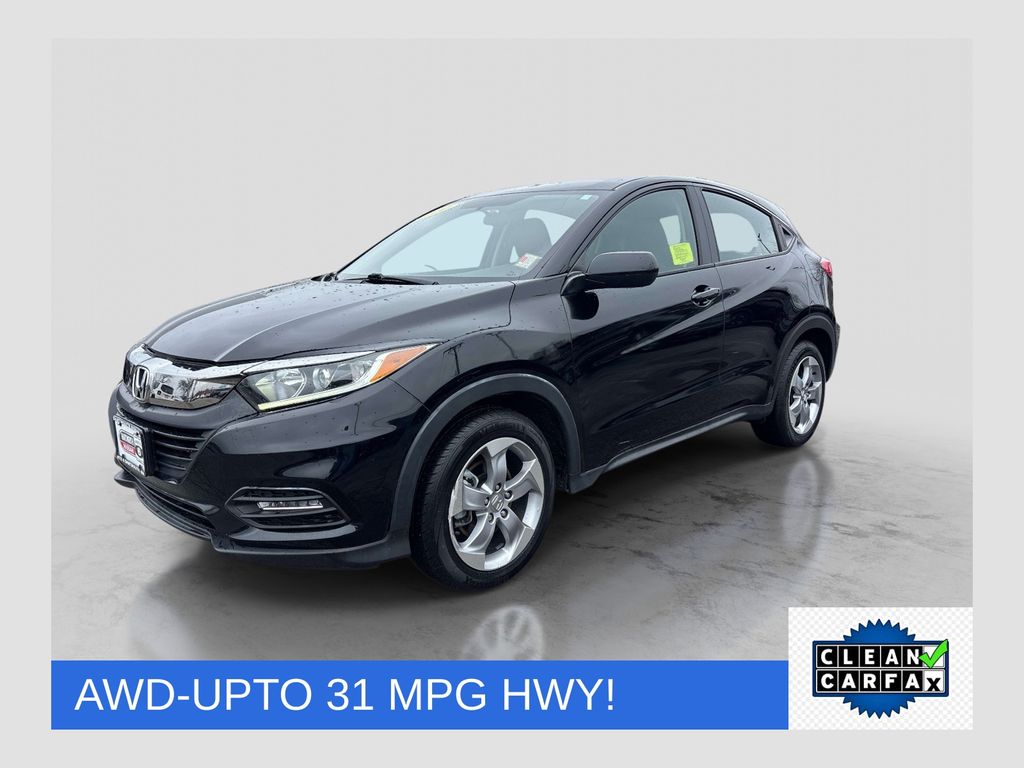 Crystal Black Pearl 2020 Honda HR-V LX AWD SUV / Crossover All-Wheel Drive Continuously Variable Transmission