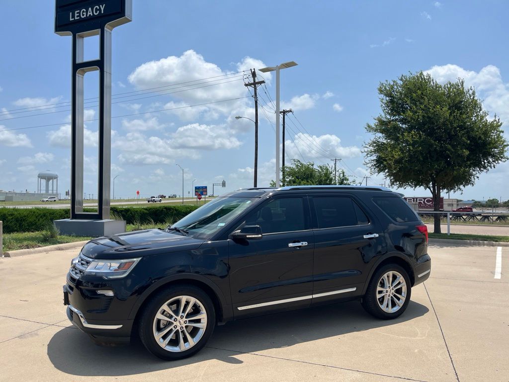 Black 2019 Ford Explorer SUV / Crossover Front-Wheel Drive 6-Speed Automatic
