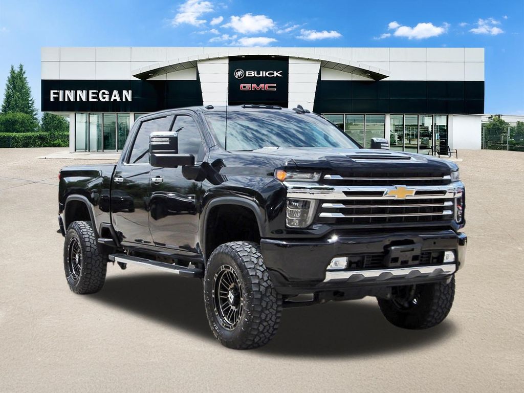 Black 2020 Chevrolet Silverado 2500HD Pickup Truck Four-Wheel Drive Automatic