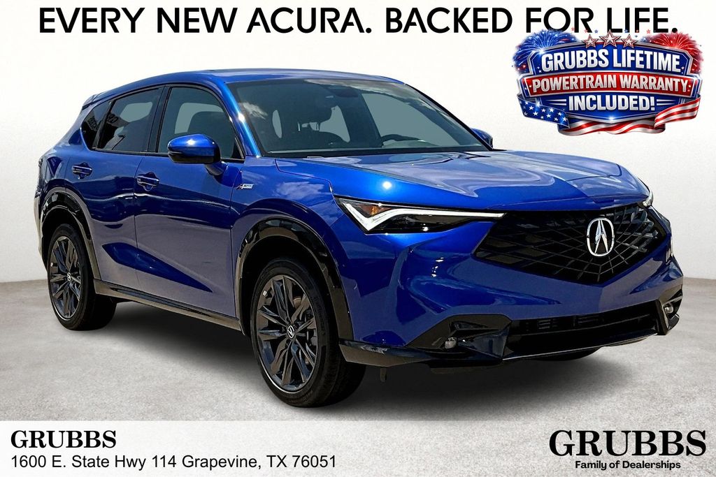 Adriatic Sea Blue 2025 Acura ADX SUV / Crossover All-Wheel Drive Continuously Variable Transmission