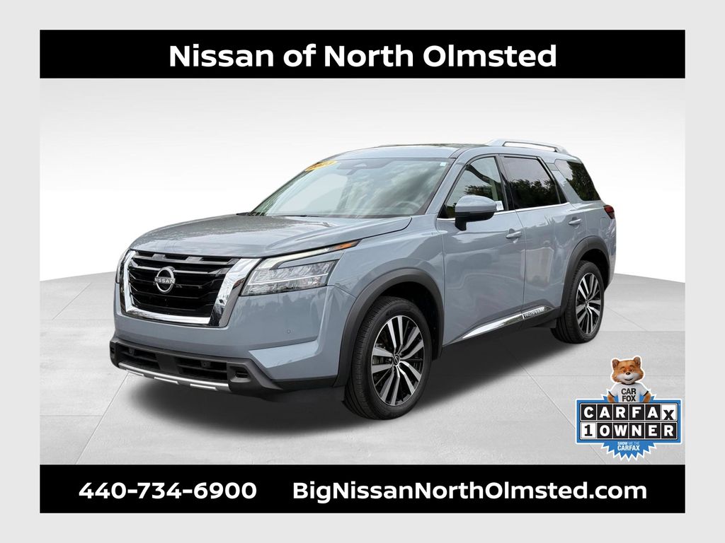 Boulder Gray 2023 Nissan Pathfinder SUV / Crossover All-Wheel Drive 9-Speed Automatic