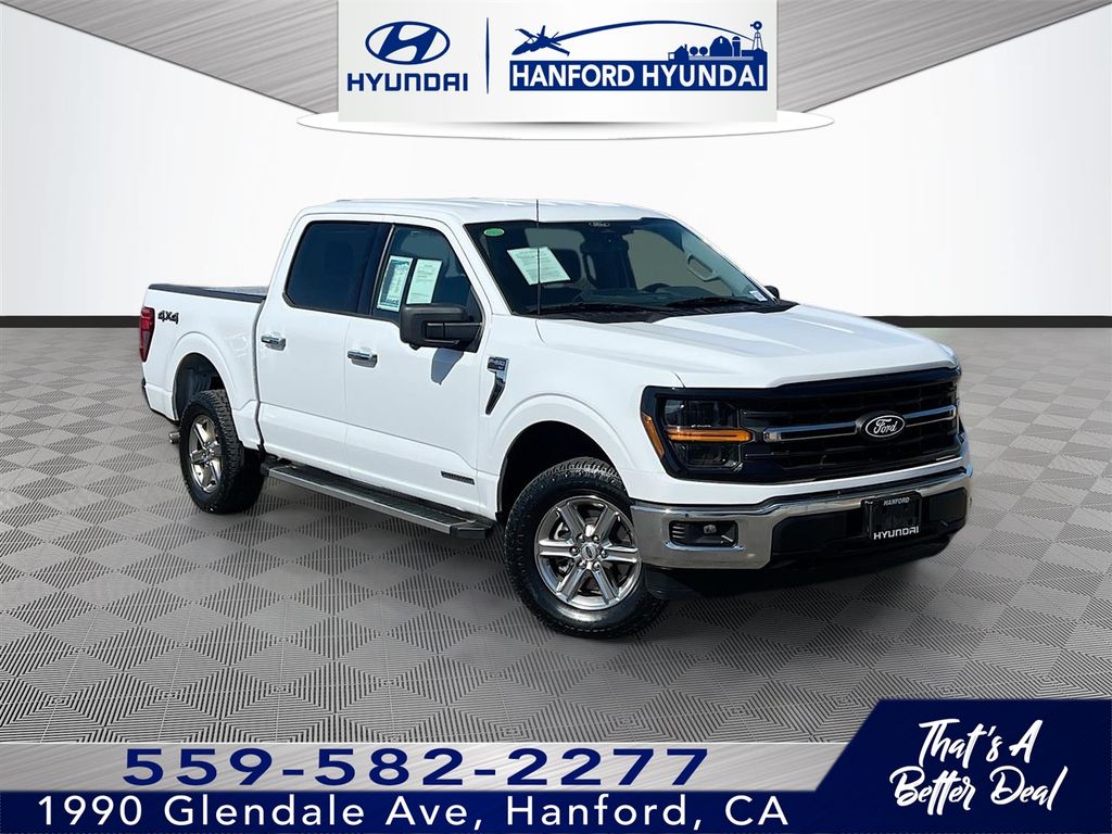 Oxford White 2024 Ford F-150 Pickup Truck Four-Wheel Drive Automatic