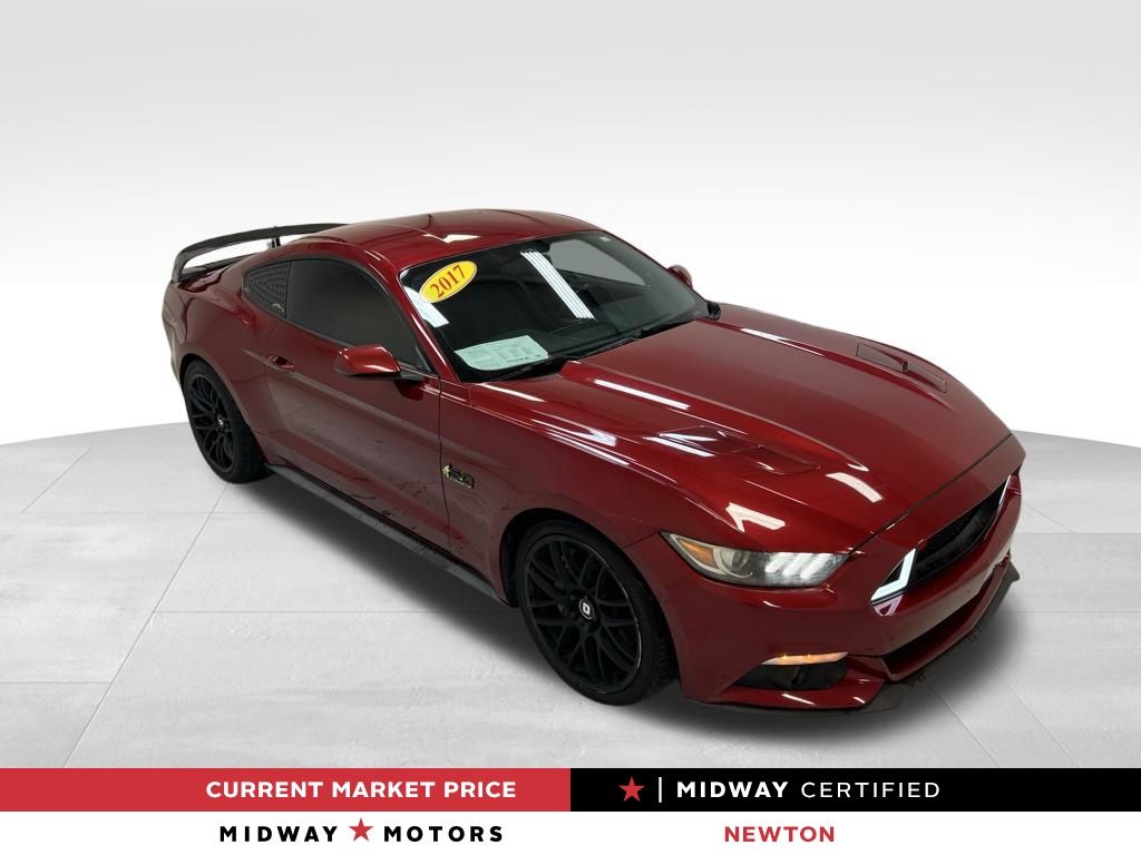 Ruby Red Metallic 2017 Ford Mustang GT Coupe RWD Coupe Rear-Wheel Drive 6-Speed Manual