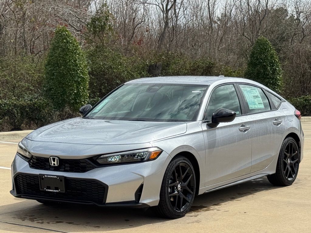 2026 Honda Civic Sport Silver at DeMontrond Auto Country