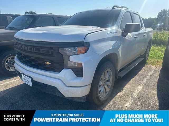 Summit White 2025 Chevrolet Silverado 1500 Pickup Truck Four-Wheel Drive 8-Speed Automatic