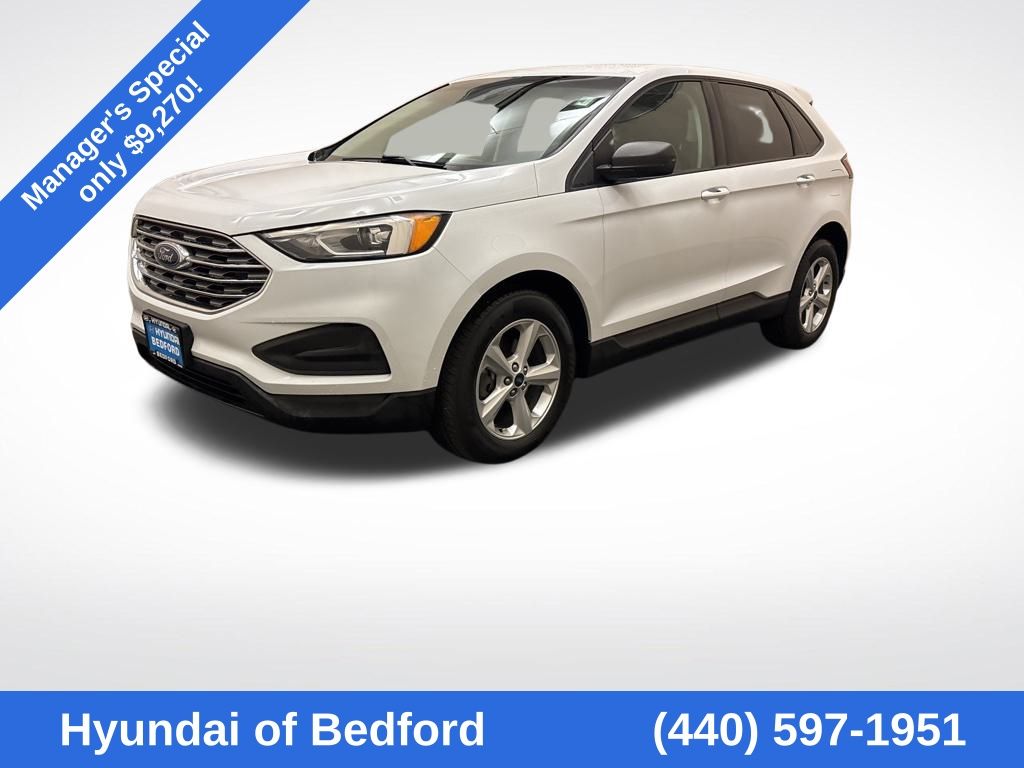Oxford White 2019 Ford Edge SE FWD SUV / Crossover Front-Wheel Drive 8-Speed Automatic
