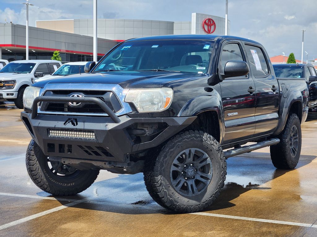 Black 2015 Toyota Tacoma Double Cab V6 PreRunner Pickup Truck 4X2 5-Speed Automatic