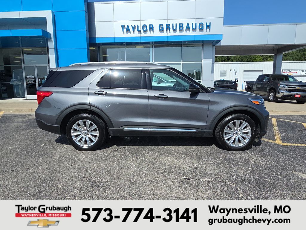 Gray Metallic 2021 Ford Explorer Hybrid SUV / Crossover All-Wheel Drive Automatic