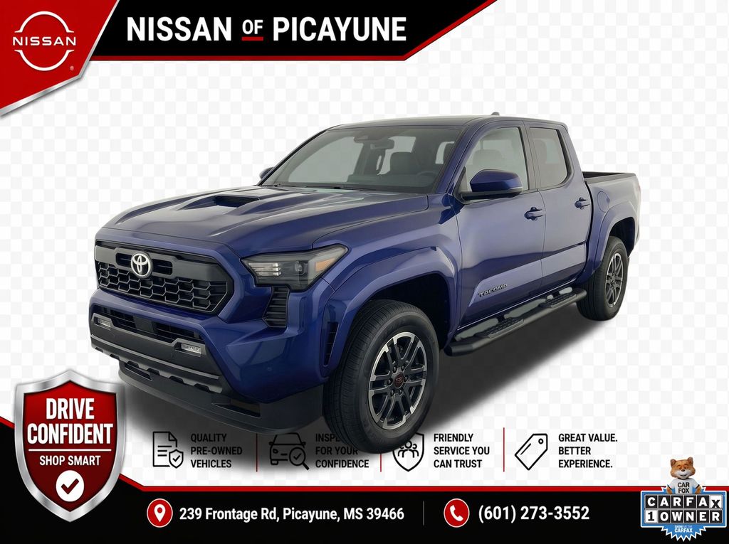 Blue 2024 Toyota Tacoma Pickup Truck 4X2 8-Speed Automatic