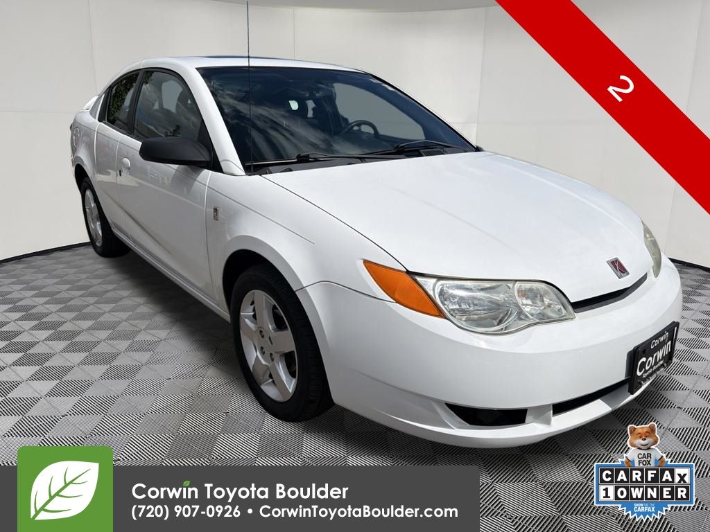 Polar White 2006 Saturn ION Coupe Front-Wheel Drive 4-Speed Automatic