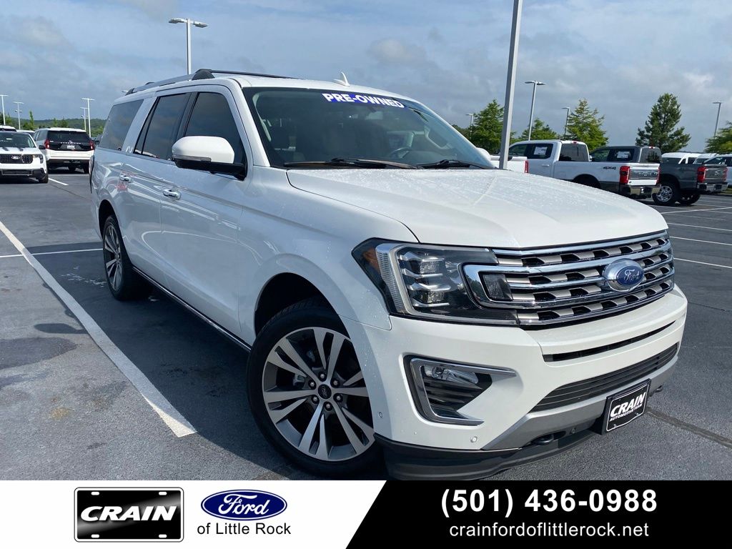 Star White Metallic Tri-Coat 2020 Ford Expedition MAX Limited 4WD SUV / Crossover Four-Wheel Drive Automatic