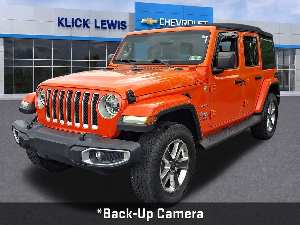 2018 Jeep Wrangler Unlimited Sahara Orange at South Hills CDJR