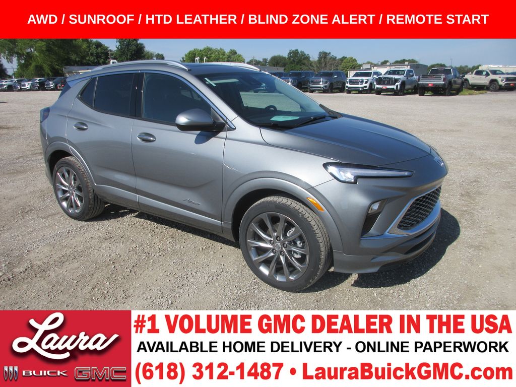 Moonstone Gray Metallic 2026 Buick Encore GX SUV / Crossover All-Wheel Drive 9-Speed Automatic