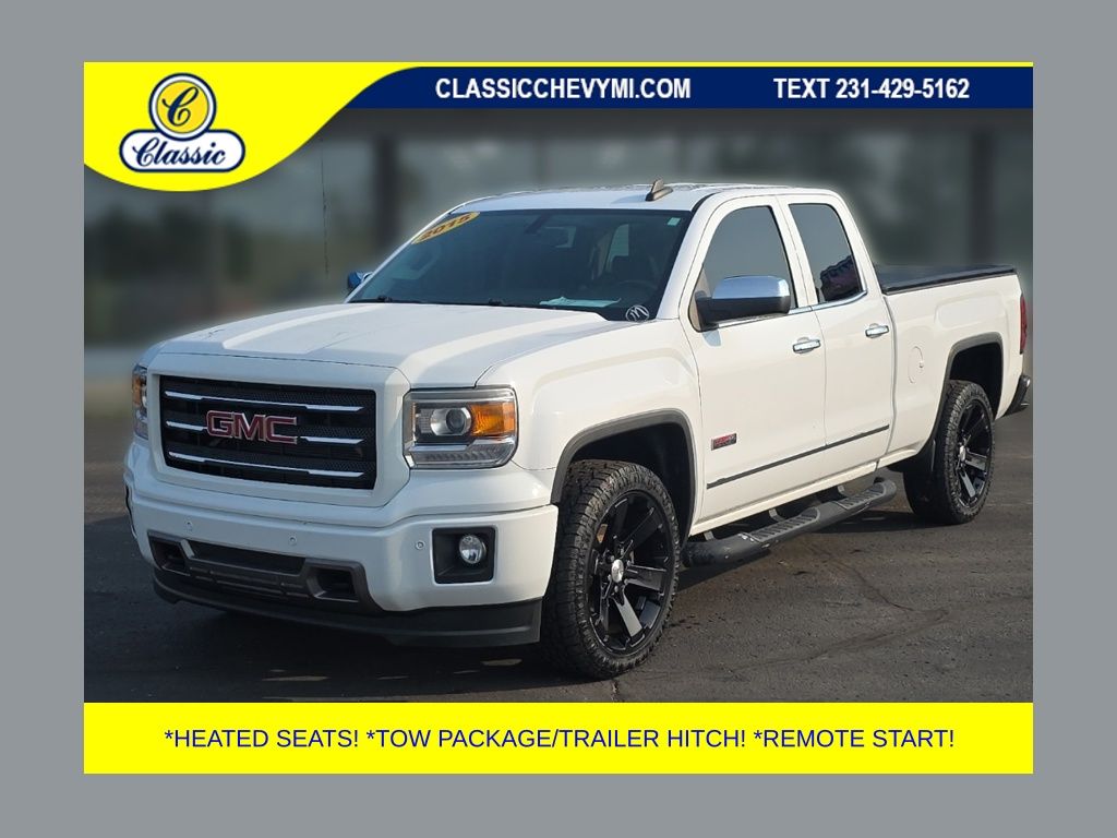 Summit White 2015 GMC Sierra 1500 Pickup Truck Four-Wheel Drive 6-Speed Automatic Overdrive